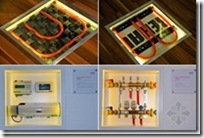 欧美独立住宅地暖布线实例部分
